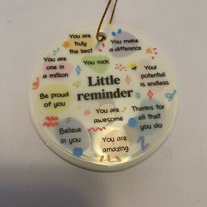 Little Reminder “You Are Awesome!” Christmas Ornament! Double SidedWith Gift Box